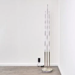 Hofstein Mapleton Stehleuchte LED Nickel-Matt, 3-flammig, Fernbedienung -LED Leuchten Verkäufe 2022 mapleton stehleuchte h3009567 5