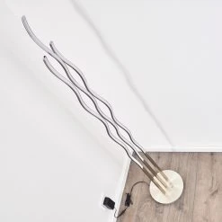 Hofstein Mapleton Stehleuchte LED Nickel-Matt, 3-flammig, Fernbedienung -LED Leuchten Verkäufe 2022 mapleton stehleuchte h3009567 9