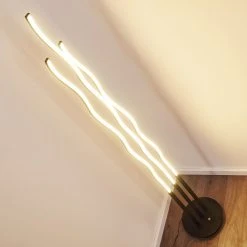 Hofstein Mapleton Stehleuchte LED Schwarz, 3-flammig, Fernbedienung -LED Leuchten Verkäufe 2022 mapleton stehleuchte h3271278 do2 11