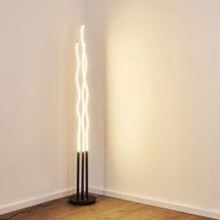 Hofstein Mapleton Stehleuchte LED Schwarz, 3-flammig, Fernbedienung -LED Leuchten Verkäufe 2022 mapleton stehleuchte h3271278 do2 12