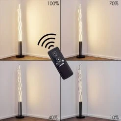 Hofstein Mapleton Stehleuchte LED Schwarz, 3-flammig, Fernbedienung -LED Leuchten Verkäufe 2022 mapleton stehleuchte h3271278 do2 2