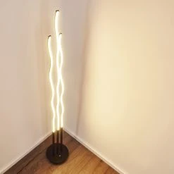 Hofstein Mapleton Stehleuchte LED Schwarz, 3-flammig, Fernbedienung -LED Leuchten Verkäufe 2022 mapleton stehleuchte h3271278 do2 5