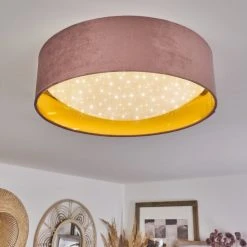 Hofstein Maripi Deckenleuchte LED Gold, Rosa, 1-flammig -LED Leuchten Verkäufe 2022 maripi deckenleuchte h3460009 6