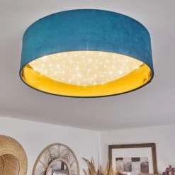 Hofstein Maripi Deckenleuchte LED Blau, Gold, 1-flammig -LED Leuchten Verkäufe 2022 maripi deckenleuchte h3460054 6