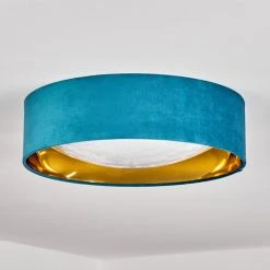 Hofstein Maripi Deckenleuchte LED Blau, Gold, 1-flammig -LED Leuchten Verkäufe 2022 maripi deckenleuchte h3460054 7