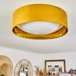 Hofstein Maripi Deckenleuchte LED Gelb, Gold, 1-flammig -LED Leuchten Verkäufe 2022 maripi deckenleuchte h3551271 4