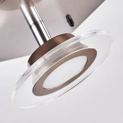 Hofstein Marsen Deckenleuchte LED Nickel-Matt, 1-flammig, Fernbedienung, Farbwechsler -LED Leuchten Verkäufe 2022 marsen deckenleuchte h3297896 do2 10