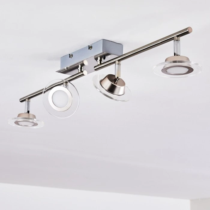 Leuchten Direkt Marsen Deckenleuchte LED Nickel-Matt, 4-flammig, Fernbedienung, Farbwechsler 8 Leuchten Direkt Marsen Deckenleuchte LED Nickel-Matt, 4-flammig, Fernbedienung, Farbwechsler – Bild 8