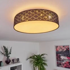 Hofstein Meldal Deckenleuchte LED Wei&szlig;, 2-flammig, Fernbedienung, Farbwechsler -LED Leuchten Verkäufe 2022 meldal deckenleuchte h3418611 10