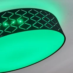 Hofstein Meldal Deckenleuchte LED Wei&szlig;, 2-flammig, Fernbedienung, Farbwechsler -LED Leuchten Verkäufe 2022 meldal deckenleuchte h3418611 5