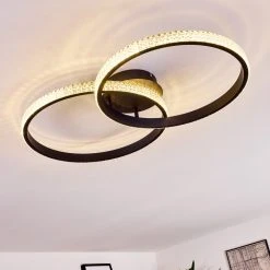 Hofstein Melosa Deckenleuchte LED Schwarz, Wei&szlig;, 1-flammig -LED Leuchten Verkäufe 2022 melosa deckenleuchte h3380963 11