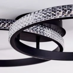 Hofstein Melosa Deckenleuchte LED Schwarz, Wei&szlig;, 1-flammig -LED Leuchten Verkäufe 2022 melosa deckenleuchte h3380963 5