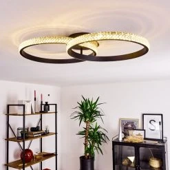 Hofstein Melosa Deckenleuchte LED Schwarz, Wei&szlig;, 1-flammig -LED Leuchten Verkäufe 2022 melosa deckenleuchte h3380963 6