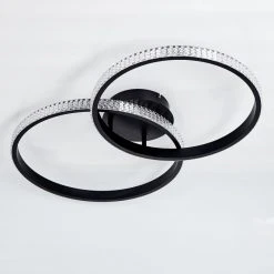 Hofstein Melosa Deckenleuchte LED Schwarz, Wei&szlig;, 1-flammig -LED Leuchten Verkäufe 2022 melosa deckenleuchte h3380963 7