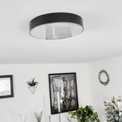 Hofstein Mentque Deckenleuchte LED Schwarz, 1-flammig -LED Leuchten Verkäufe 2022 mentque deckenleuchte h3651797 4