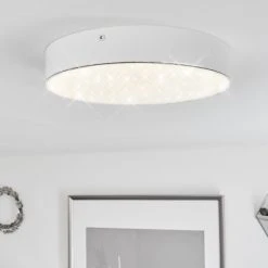 Hofstein Mentque Deckenleuchte LED Wei&szlig;, 1-flammig -LED Leuchten Verkäufe 2022 mentque deckenleuchte h3651810 8