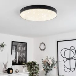 Hofstein Mentque Deckenleuchte LED Schwarz, 1-flammig -LED Leuchten Verkäufe 2022 mentque deckenleuchte h3651834 6