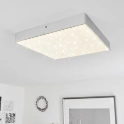 Hofstein Mentque Deckenleuchte LED Silber, 1-flammig -LED Leuchten Verkäufe 2022 mentque deckenleuchte h3651858 8