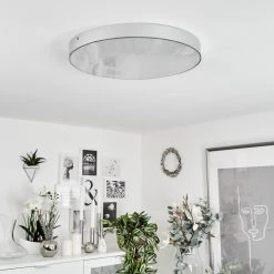 Hofstein Mentque Deckenleuchte LED Silber, 1-flammig -LED Leuchten Verkäufe 2022 mentque deckenleuchte h3654057 4