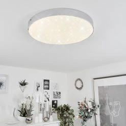 Hofstein Mentque Deckenleuchte LED Silber, 1-flammig -LED Leuchten Verkäufe 2022 mentque deckenleuchte h3654057 6