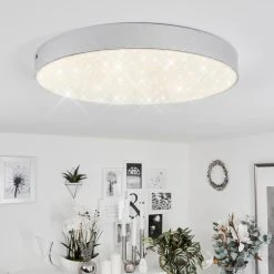 Hofstein Mentque Deckenleuchte LED Silber, 1-flammig -LED Leuchten Verkäufe 2022 mentque deckenleuchte h3654057 8