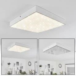 Hofstein Mentque Deckenpanel LED Wei&szlig;, 1-flammig