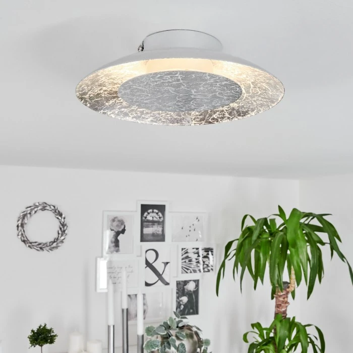 Hofstein Merlo Deckenleuchte LED Silber, 1-flammig 13 Hofstein Merlo Deckenleuchte LED Silber, 1-flammig – Bild 13