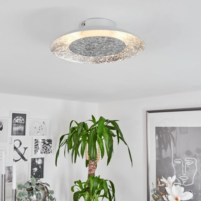 Hofstein Merlo Deckenleuchte LED Silber, 1-flammig 14 Hofstein Merlo Deckenleuchte LED Silber, 1-flammig – Bild 14