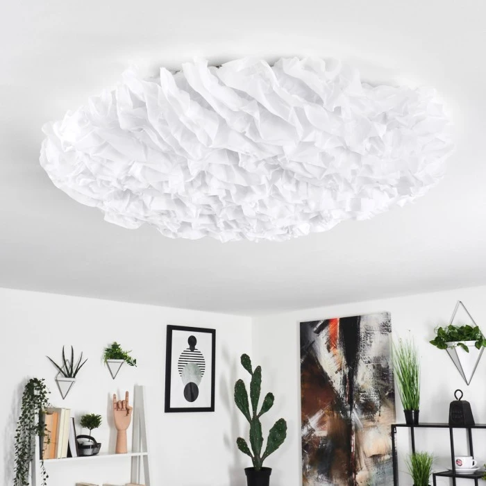 Hofstein Messejana Deckenleuchte LED Weiß, 1-flammig, Fernbedienung, Farbwechsler 10 Hofstein Messejana Deckenleuchte LED Weiß, 1-flammig, Fernbedienung, Farbwechsler – Bild 10