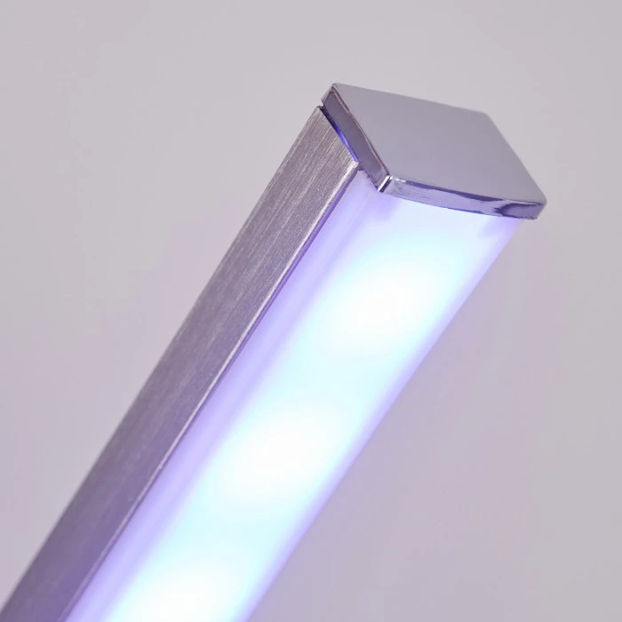 Hofstein Minacar Stehleuchte LED Nickel-Matt, 1-flammig, Fernbedienung, Farbwechsler 9 Hofstein Minacar Stehleuchte LED Nickel-Matt, 1-flammig, Fernbedienung, Farbwechsler – Bild 9
