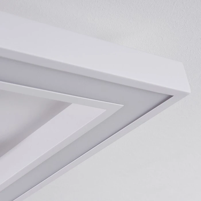 Hofstein Minichu Deckenleuchte LED Schwarz, Weiß, 1-flammig, Fernbedienung 3 Hofstein Minichu Deckenleuchte LED Schwarz, Weiß, 1-flammig, Fernbedienung – Bild 3