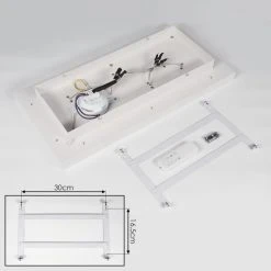 Hofstein Minichu Deckenleuchte LED Schwarz, Weiß, 1-flammig, Fernbedienung 14 Hofstein Minichu Deckenleuchte LED Schwarz, Weiß, 1-flammig, Fernbedienung -LED Leuchten Verkäufe 2022 minichu deckenleuchte h3416907 4