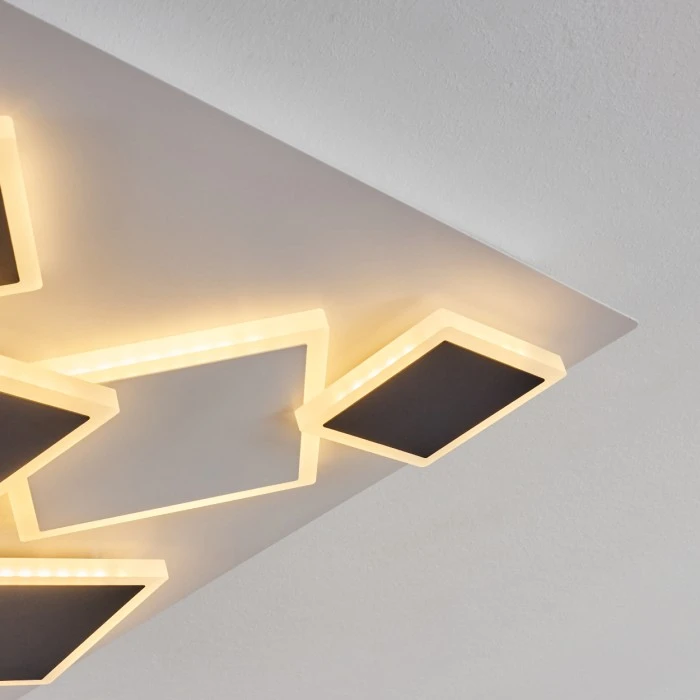 Hofstein Minichu Deckenleuchte LED Weiß, 1-flammig, Fernbedienung 6 Hofstein Minichu Deckenleuchte LED Weiß, 1-flammig, Fernbedienung – Bild 6