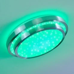 Hofstein Mirabeau Deckenleuchte LED Aluminium, 2-flammig, Fernbedienung, Farbwechsler 44 Hofstein Mirabeau Deckenleuchte LED Aluminium, 2-flammig, Fernbedienung, Farbwechsler -LED Leuchten Verkäufe 2022 mirabeau deckenleuchte h3265734 do1 18