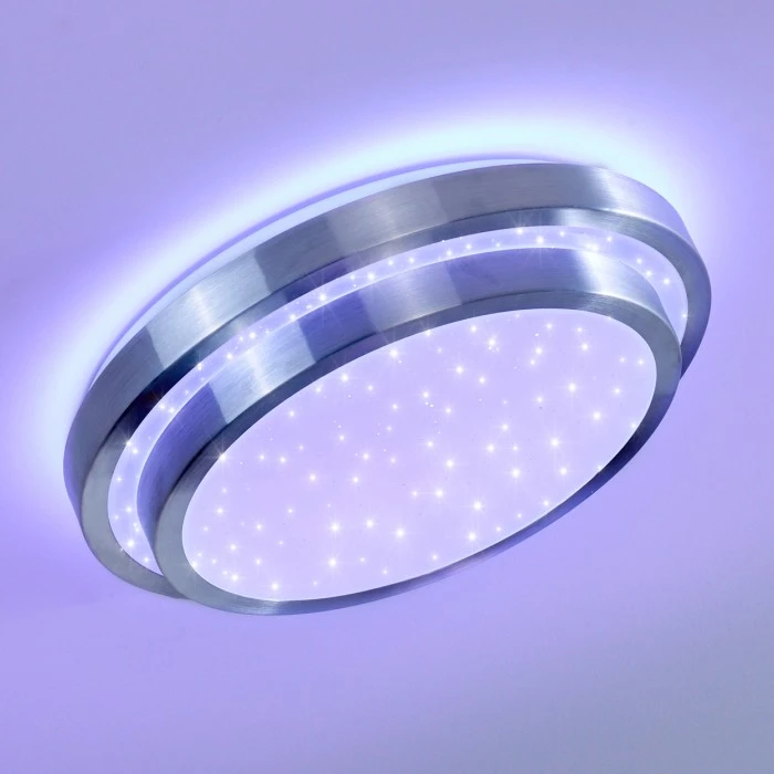 Hofstein Mirabeau Deckenleuchte LED Aluminium, 2-flammig, Fernbedienung, Farbwechsler 22 Hofstein Mirabeau Deckenleuchte LED Aluminium, 2-flammig, Fernbedienung, Farbwechsler – Bild 22