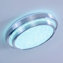 Hofstein Mirabeau Deckenleuchte LED Aluminium, 2-flammig, Fernbedienung, Farbwechsler 50 Hofstein Mirabeau Deckenleuchte LED Aluminium, 2-flammig, Fernbedienung, Farbwechsler -LED Leuchten Verkäufe 2022 mirabeau deckenleuchte h3265734 do1 24