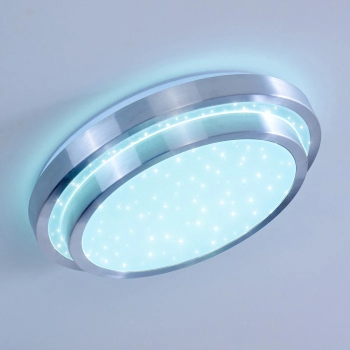 Hofstein Mirabeau Deckenleuchte LED Aluminium, 2-flammig, Fernbedienung, Farbwechsler 25 Hofstein Mirabeau Deckenleuchte LED Aluminium, 2-flammig, Fernbedienung, Farbwechsler – Bild 25