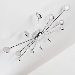 Hofstein Mirror Deckenleuchte LED Chrom, 1-flammig, Fernbedienung -LED Leuchten Verkäufe 2022 mirror deckenleuchte h3098158 do1 12