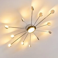 Hofstein Mirror Deckenleuchte LED Chrom, 1-flammig, Fernbedienung -LED Leuchten Verkäufe 2022 mirror deckenleuchte h3098158 do1 21