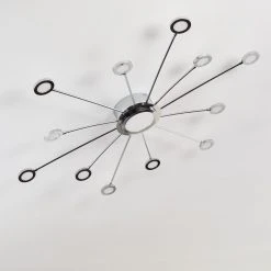 Hofstein Mirror Deckenleuchte LED Chrom, 1-flammig, Fernbedienung -LED Leuchten Verkäufe 2022 mirror deckenleuchte h3098158 do1 3