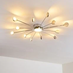 Hofstein Mirror Deckenleuchte LED Chrom, 1-flammig, Fernbedienung -LED Leuchten Verkäufe 2022 mirror deckenleuchte h3098158 do1 4