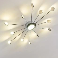 Hofstein Mirror Deckenleuchte LED Chrom, 1-flammig, Fernbedienung -LED Leuchten Verkäufe 2022 mirror deckenleuchte h3098158 do1 5