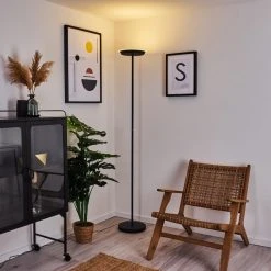 Hofstein Mj&ouml;lby Deckenfluter LED Schwarz, 1-flammig -LED Leuchten Verkäufe 2022 mjoelby deckenfluter h3382707 6