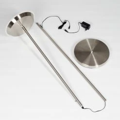 Hofstein Mjoelby Deckenfluter LED Nickel-Matt, 1-flammig -LED Leuchten Verkäufe 2022 mjoelby deckenfluter h3390863 4