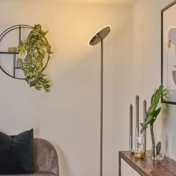 Hofstein Mjoelby Deckenfluter LED Nickel-Matt, 1-flammig -LED Leuchten Verkäufe 2022 mjoelby deckenfluter h3390863 6