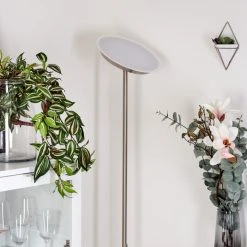 Hofstein Mjoelby Deckenfluter LED Nickel-Matt, 1-flammig -LED Leuchten Verkäufe 2022 mjoelby deckenfluter h3570982 11