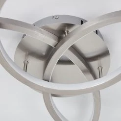 Hofstein Moemoto Deckenleuchte LED Nickel-Matt, 1-flammig, Fernbedienung -LED Leuchten Verkäufe 2022 moemoto deckenleuchte h3384817 2