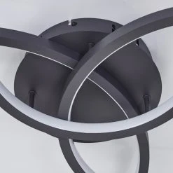 Hofstein Moemoto Deckenleuchte LED Anthrazit, 1-flammig, Fernbedienung -LED Leuchten Verkäufe 2022 moemoto deckenleuchte h3384831 2