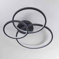 Hofstein Moemoto Deckenleuchte LED Anthrazit, 1-flammig, Fernbedienung -LED Leuchten Verkäufe 2022 moemoto deckenleuchte h3384831 7