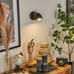 Hofstein Moesdorf Wandleuchte LED Nickel-Matt, Schwarz, 1-flammig -LED Leuchten Verkäufe 2022 moesdorf wandleuchte h3610596 12